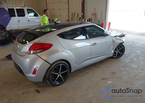 2012 Hyundai Veloster Base W/Black из США, поврежденный, VIN KMHTC6AD9CU052809
